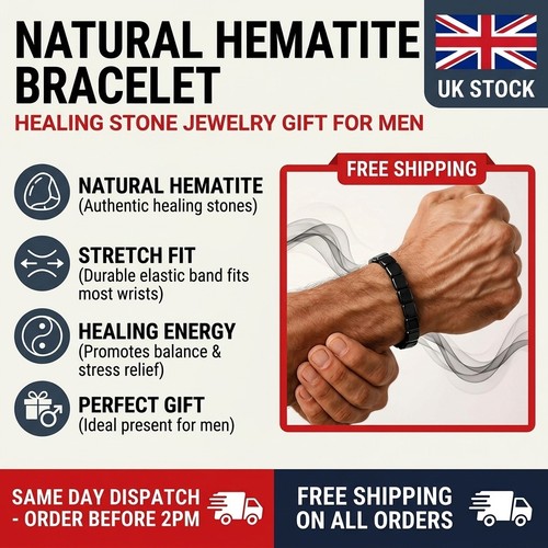 Natural hematite beaded - natural,