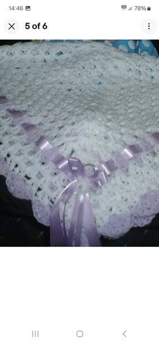 Hand crochet baby blanket car - baby,