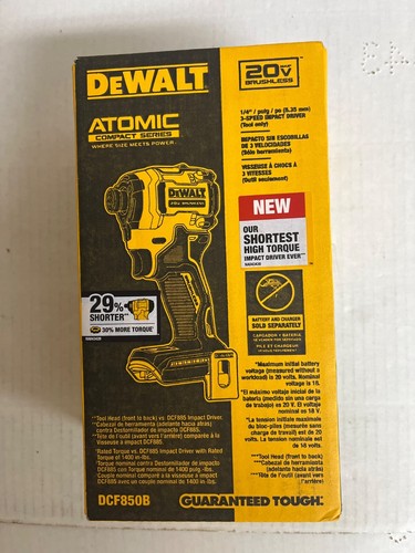 Dewalt impact driver - driver, dcf850b