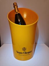 VEUVE CLICQUOT ORANGE ACRYLIC CHAMPAGNE ICE BUCKET NEW