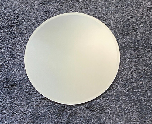 Round glass bevelled - cm,
