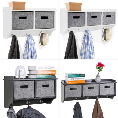 Coat hook wall mounted unit - hook, w/