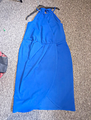 Quiz blue halter - blue,