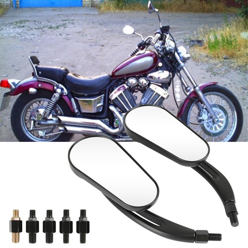 Motorcycle rearview oval side - oval,