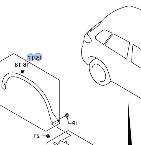Genuine suzuki vitara rear - genuine,
