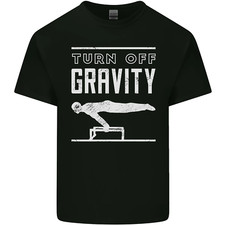 Gymnastics Turn Off Gravity Gymnast Pommel Horse Kids T-Shirt Boys Girls