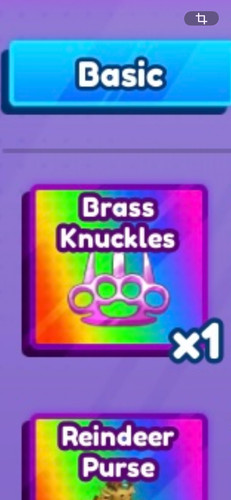 Brass knuckles baddies - brass,