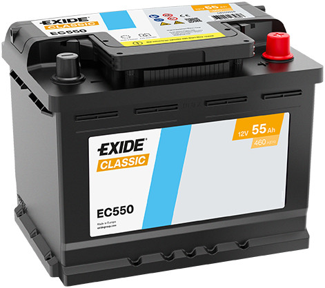 Starter battery exide ec550 - starter,