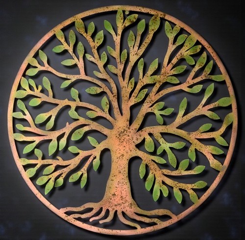 Rustic tree life metal - tree, of