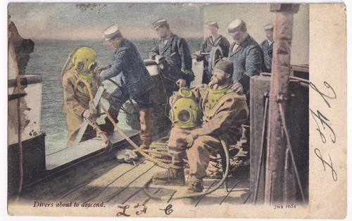 Divers about descend deep - divers,
