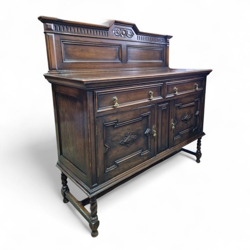 Antique oak jacobean style - oak,