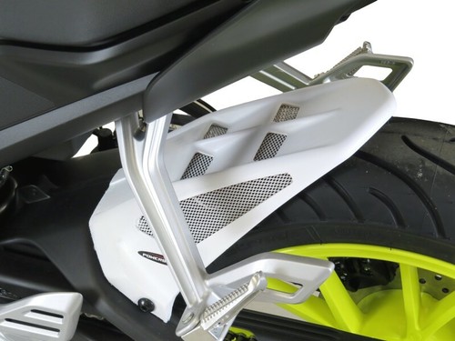 Powerbronze rear fender white - rear,