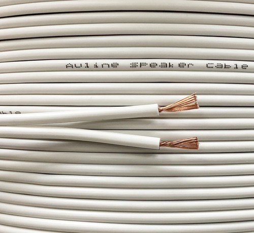 10m white auline speaker cable - 10m,