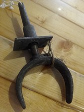 Vintage  Bronze Rowlock  With seat