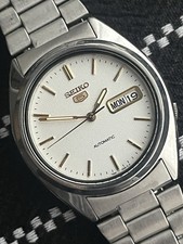 Seiko 5 Automatic Mens Silver
