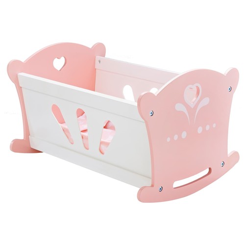 49cm wooden dolls - cot, with