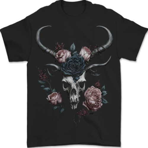 Gothic goat skull - goat,