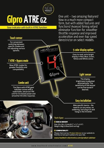 Healtech gear shift indicator - shift,