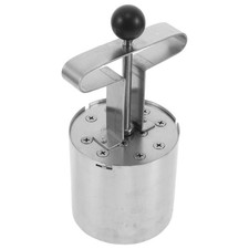  Honeycomb Coal Briquette Press Mold - Stainless Steel Hand Operated Briquette