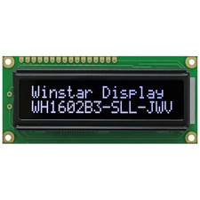 Winstar 16x2 LCD VATN White on