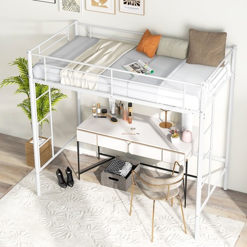 Metal loft bed - metal,
