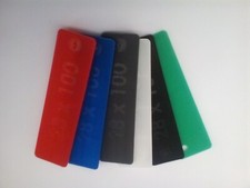 Plastic Flat Packers 100 mm x 28 mm Window Glazing Kitchen Fitting Spacers Floor