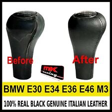 for BMW E30 E34 E36 E46 M3 GENUINE LEATHER GEAR KNOB