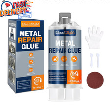 80g Metal Epoxy Glue Strong Adhesive Heavy Duty Two Part Epoxy High Temp Repair
