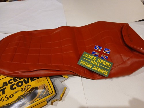 Yamaha xj550 red seat cover - seat,