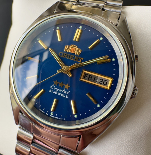 Vintage orient tristar blue - vintage,