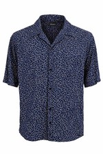 Albam Mens Navy Pattern Short