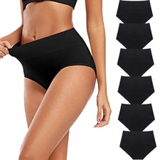 3/6 Pack Womens Solid Knickers