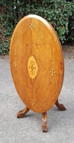 Victorian walnut tilt - tilt, top