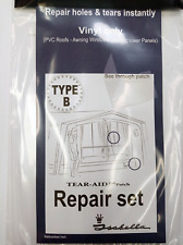 Isabella Caravan Awning Self Adhesive Vinyl Rip Hole Repair Patch Kit Type B Ltr