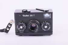 Rollei 35 T Black Film Camera Tessar 40mm f/3.5 Lens Working