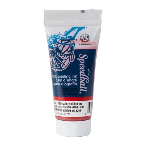 Water soluble block printing - water,