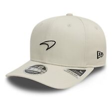 McLaren F1 Official 9FIFTY Logo Baseball Cap Snapback Stone Beige Adjustable