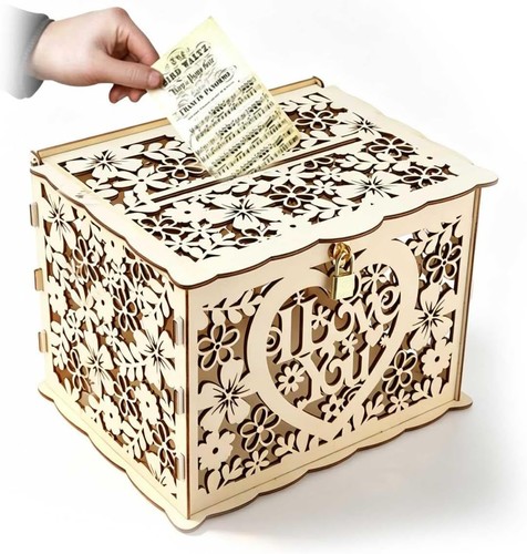 Wedding card box - wedding, lock