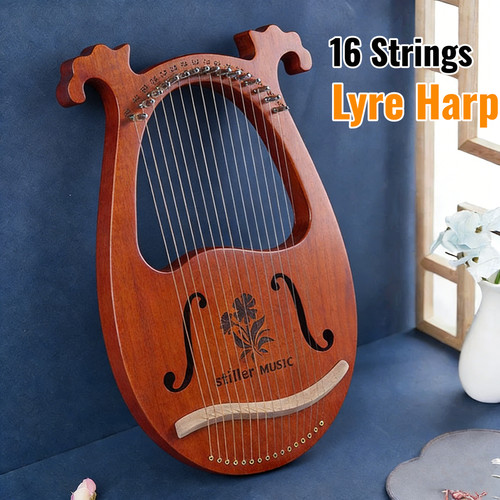 Lyre harp metal - 16, strings