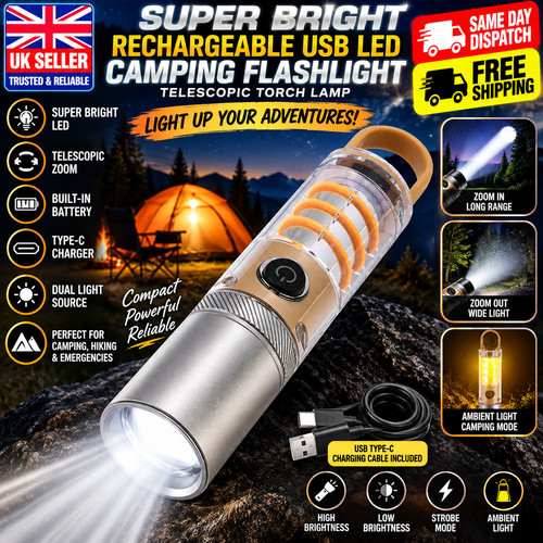 Super bright rechargeable usb - super,