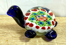 Millefiori Art Glass Turtle