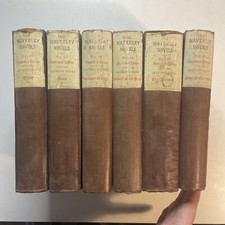 1879 6x The Waverley Novels Sir Walter Scott Volumes Bundle Job Lot Set