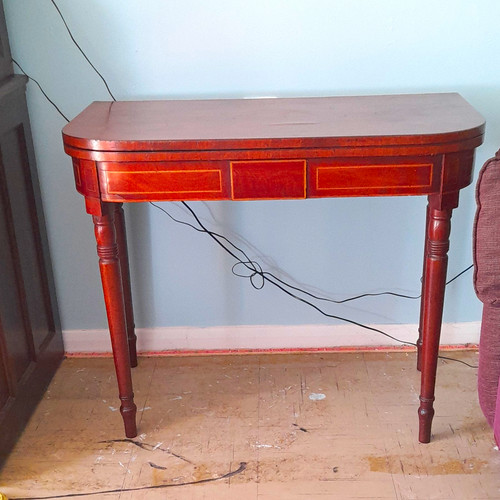 Mahogany drop leaf - mahogany, foldable