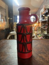 West German Fat Lava Vase
