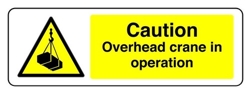 Caution overhead crane - caution,