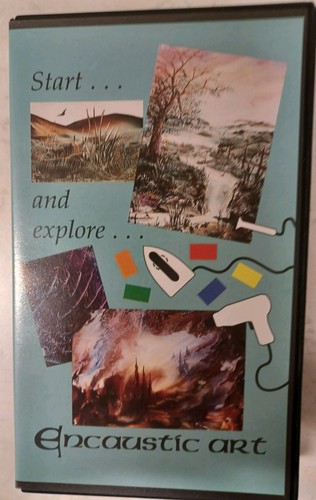 Encaustic art vhs video - art,
