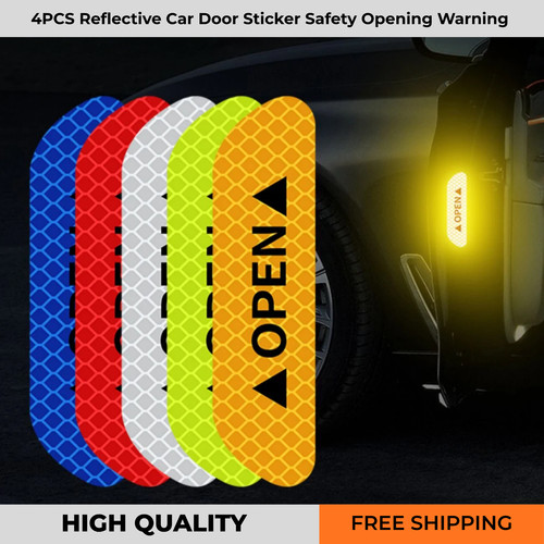 Car door reflector open - car,