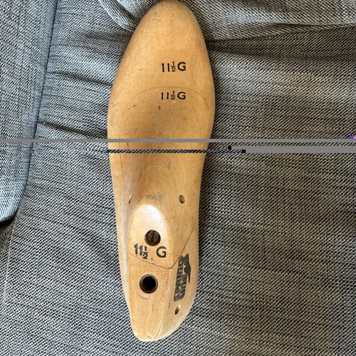 Lovely vintage wooden shoe - vintage,