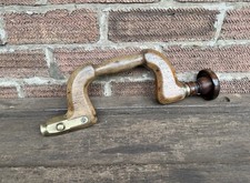 Vintage Wood & Brass Hand