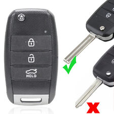 3 Button Remote Flip Key Fob